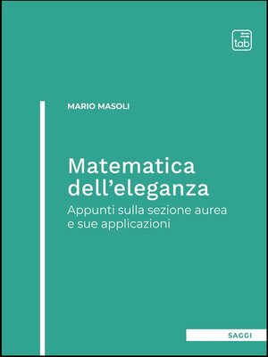 cover image of Matematica dell'eleganza